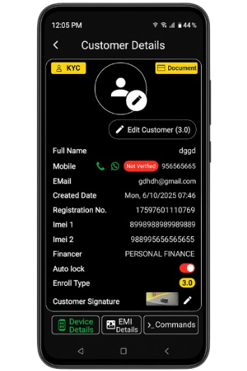 Customer App
